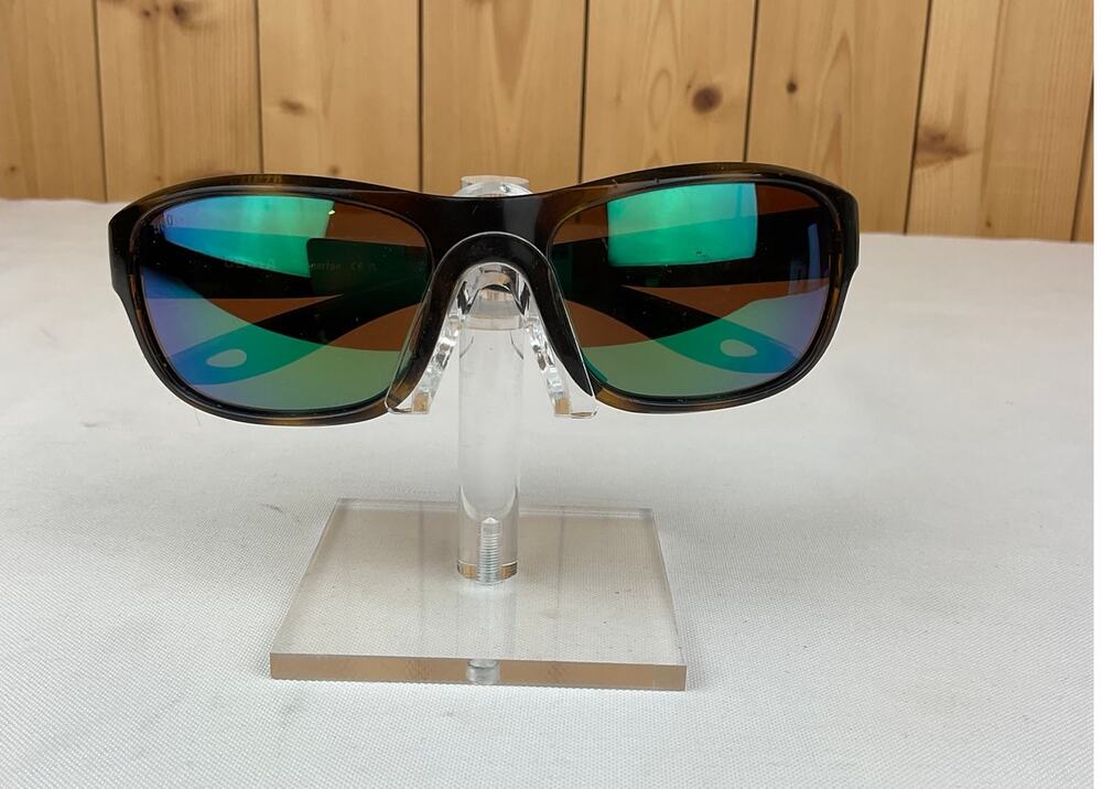 Costa Del Mar Clipperton Sun Glasses Matte Tortoise Green Mirror Polarized
